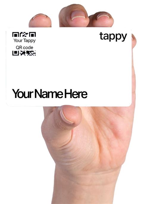 tappy smart business card|tap to share business card.